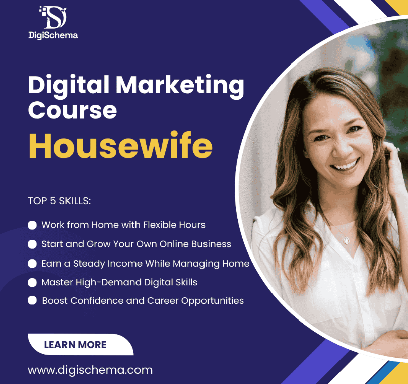 Digital marketing courses to housewife
